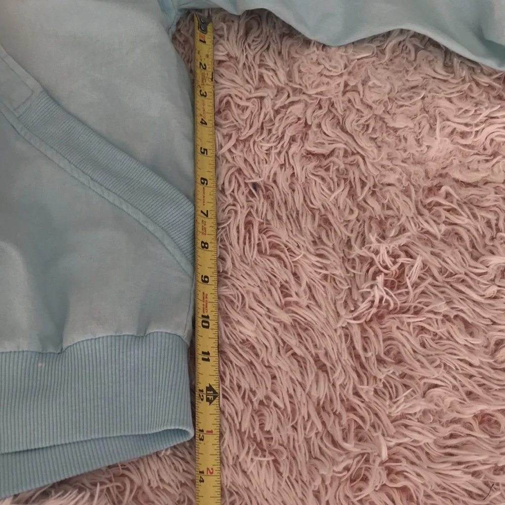 🐠VTG 80a aqua blue oversized new wave blazer - Picture 10 of 10